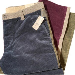 NWT Brooks Brothers Clark Fit Multicolor Corduroy Pants